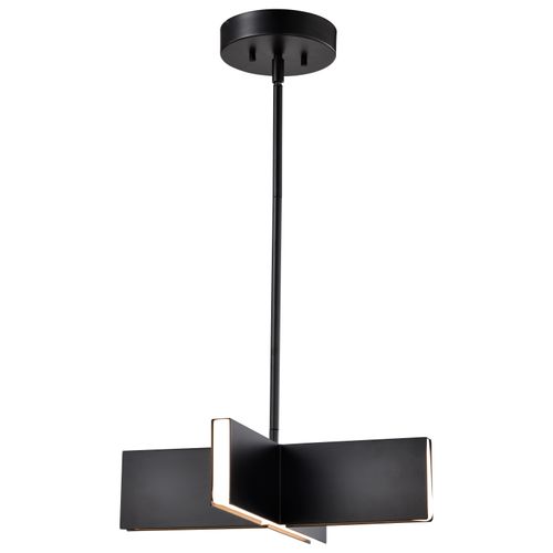 Main product image of Blaine 16 Inch LED Pendant Matte Black Acrylic Lens