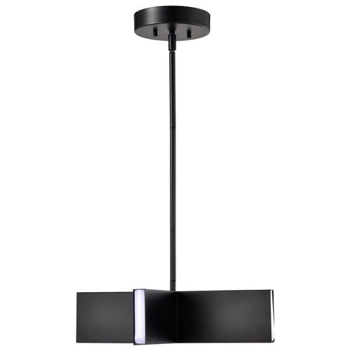Main product image of Blaine 16 Inch LED Pendant Matte Black Acrylic Lens