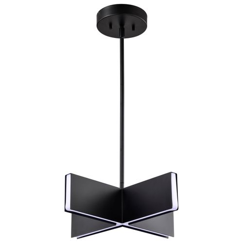Main product image of Blaine 16 Inch LED Pendant Matte Black Acrylic Lens