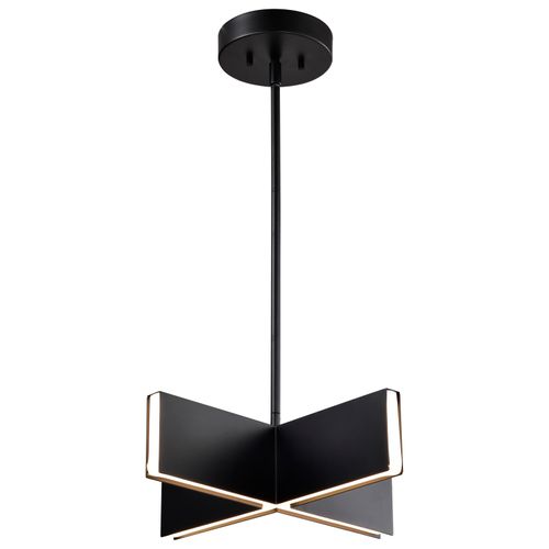 Main product image of Blaine 16 Inch LED Pendant Matte Black Acrylic Lens