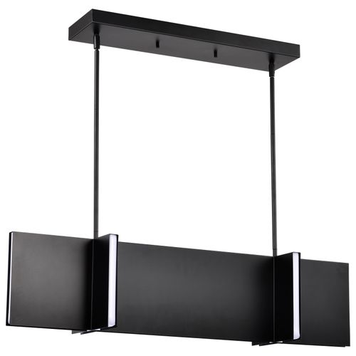 Main product image of Blaine 38 Inch LED Island Pendant Matte Black Acrylic Lens