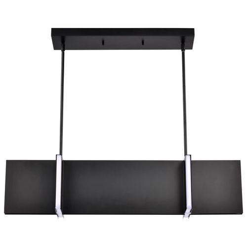 Main product image of Blaine 38 Inch LED Island Pendant Matte Black Acrylic Lens