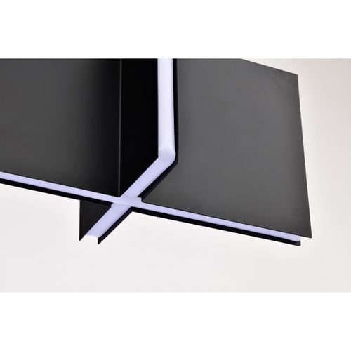 Main product image of Blaine 38 Inch LED Island Pendant Matte Black Acrylic Lens