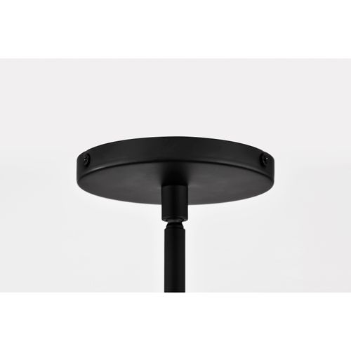 Main product image of Aura 12 Inch LED Pendant Matte Black K9 Bubble Crystal 3000K CCT