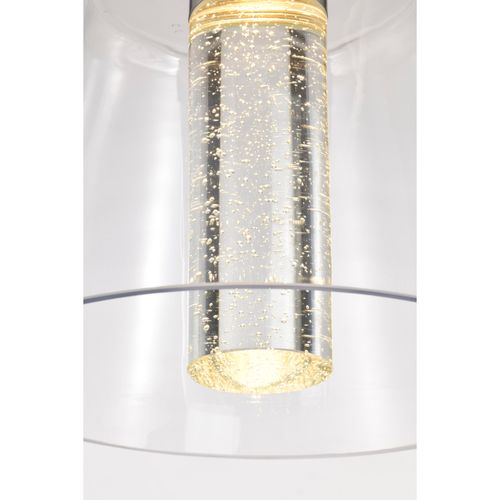 Main product image of Aura 12 Inch LED Pendant Brushed Nickel K9 Bubble Crystal 3000K CCT