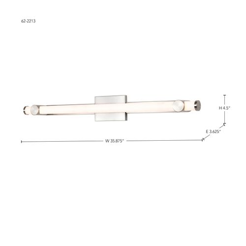 Main product image of Bowman 36 Inch LED Vanity Brushed Nickel Acrylic Lens