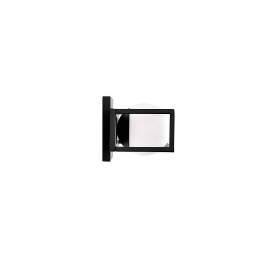 Main product image of Jenkins 16 Inch 2 Light LED Vanity Matte Black w/ Frosted Glass