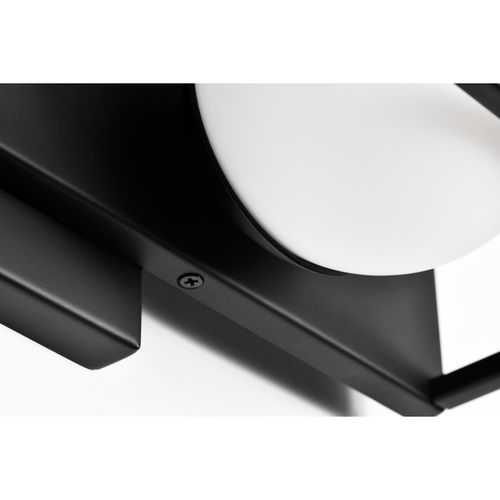 Main product image of Jenkins 16 Inch 2 Light LED Vanity Matte Black w/ Frosted Glass