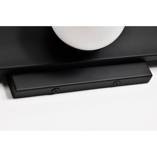 Main product image of Jenkins 24 Inch 3 Light LED Vanity Matte Black w/ Frosted Glass