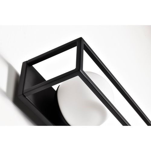 Main product image of Jenkins 32 Inch 4 Light LED Vanity Matte Black w/ Frosted Glass