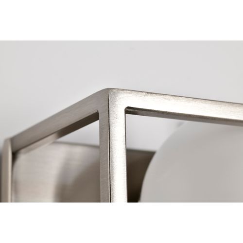 Main product image of Jenkins 16 Inch 2 Light LED Vanity Brushed Nickel w/ Frosted Glass