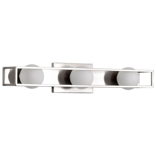 Main product image of Jenkins 24 Inch 3 Light LED Vanity Brushed Nickel w/ Frosted Glass