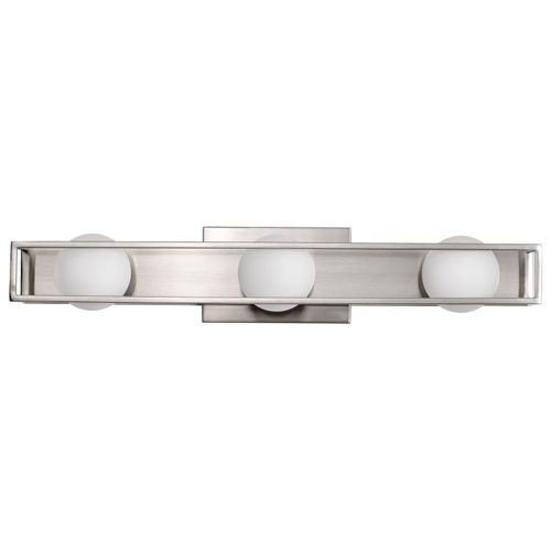 Main product image of Jenkins 24 Inch 3 Light LED Vanity Brushed Nickel w/ Frosted Glass