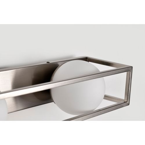 Main product image of Jenkins 24 Inch 3 Light LED Vanity Brushed Nickel w/ Frosted Glass