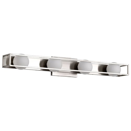 Main product image of Jenkins 32 Inch 4 Light LED Vanity Brushed Nickel w/ Frosted Glass
