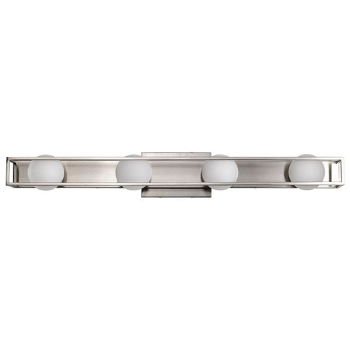 Main product image of Jenkins 32 Inch 4 Light LED Vanity Brushed Nickel w/ Frosted Glass