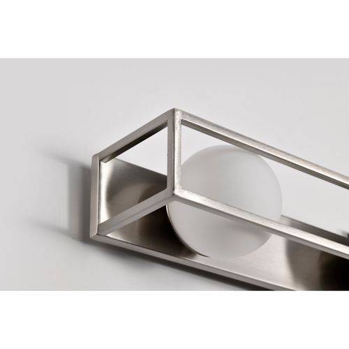 Main product image of Jenkins 32 Inch 4 Light LED Vanity Brushed Nickel w/ Frosted Glass