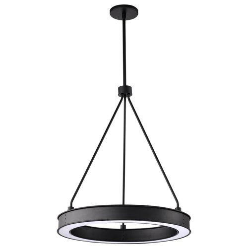 Main product image of Longford 20 Inch LED Pendant Textured Black Acrylic Lens