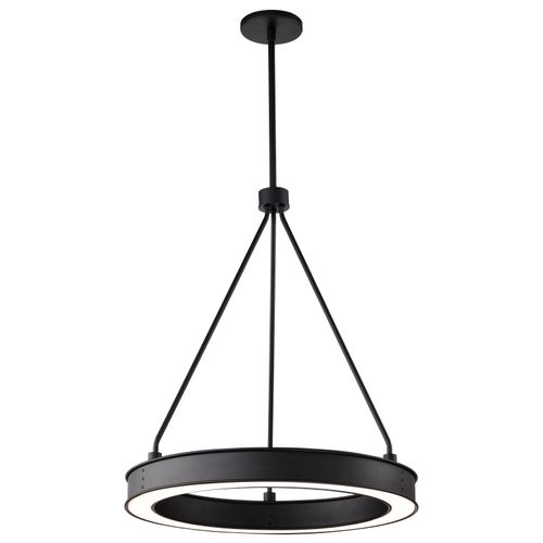 Main product image of Longford 20 Inch LED Pendant Textured Black Acrylic Lens