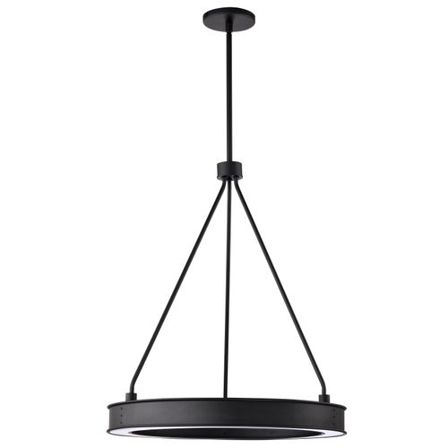 Main product image of Longford 20 Inch LED Pendant Textured Black Acrylic Lens