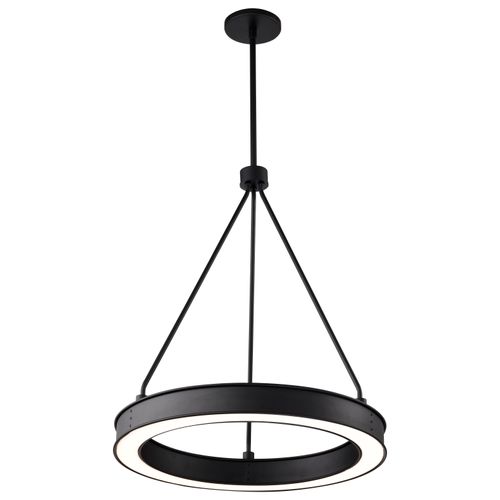 Main product image of Longford 20 Inch LED Pendant Textured Black Acrylic Lens