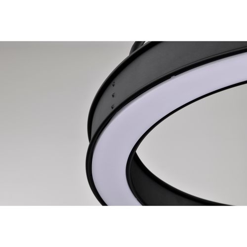 Main product image of Longford 20 Inch LED Pendant Textured Black Acrylic Lens