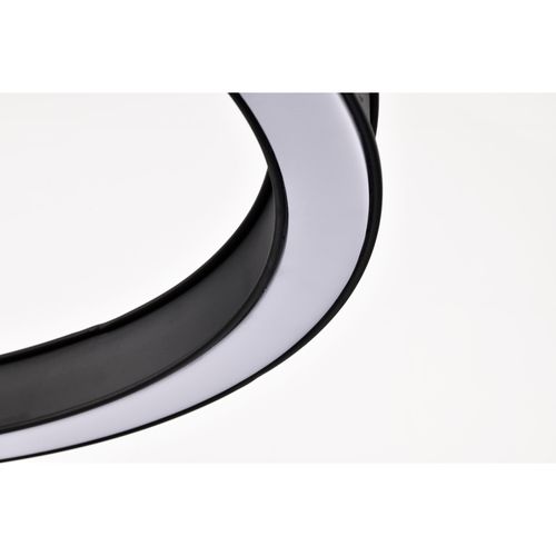 Main product image of Longford 30 Inch LED Pendant Textured Black Acrylic Lens