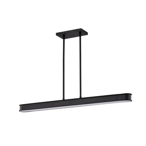 Main product image of Longford 36 Inch LED Island Pendant Textured Black Acrylic Lens