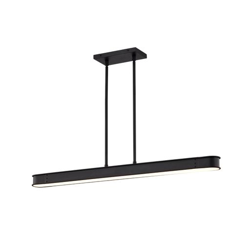 Main product image of Longford 36 Inch LED Island Pendant Textured Black Acrylic Lens
