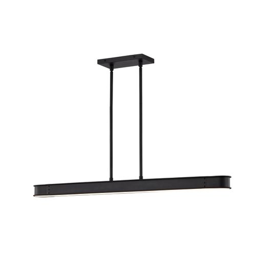 Main product image of Longford 36 Inch LED Island Pendant Textured Black Acrylic Lens