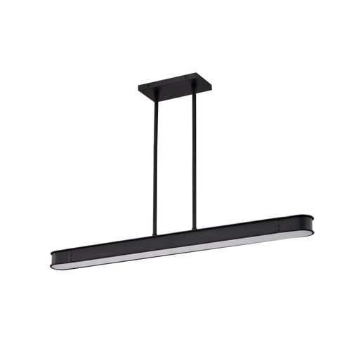 Main product image of Longford 36 Inch LED Island Pendant Textured Black Acrylic Lens