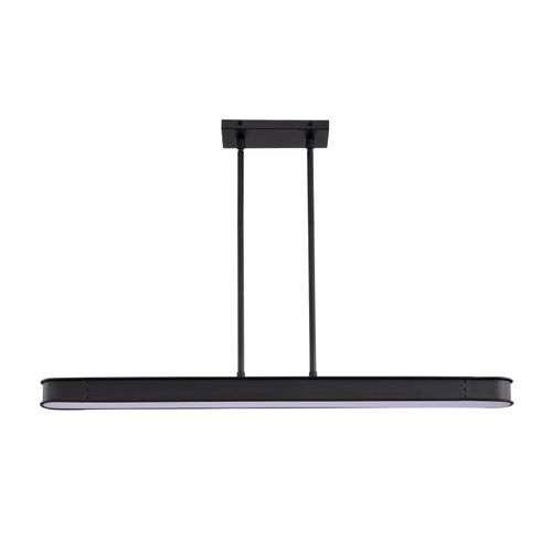Main product image of Longford 36 Inch LED Island Pendant Textured Black Acrylic Lens