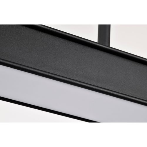 Main product image of Longford 36 Inch LED Island Pendant Textured Black Acrylic Lens