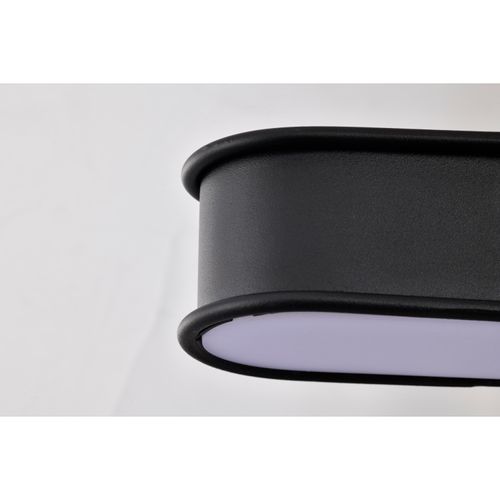 Main product image of Longford 36 Inch LED Island Pendant Textured Black Acrylic Lens
