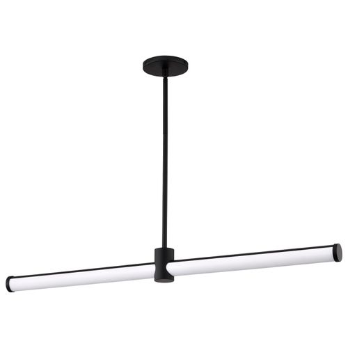 Main product image of Bowman 36 Inch LED Island Pendant Matte Black Acrylic Lens