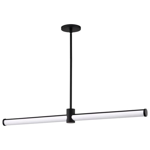 Main product image of Bowman 36 Inch LED Island Pendant Matte Black Acrylic Lens