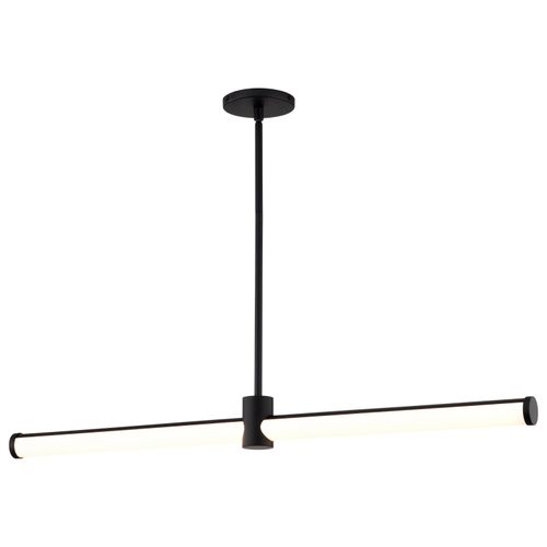 Main product image of Bowman 36 Inch LED Island Pendant Matte Black Acrylic Lens