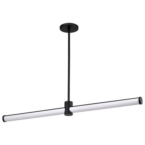 Main product image of Bowman 36 Inch LED Island Pendant Matte Black Acrylic Lens