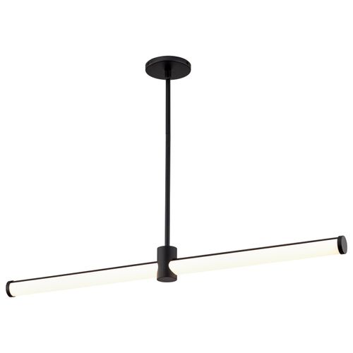 Main product image of Bowman 36 Inch LED Island Pendant Matte Black Acrylic Lens