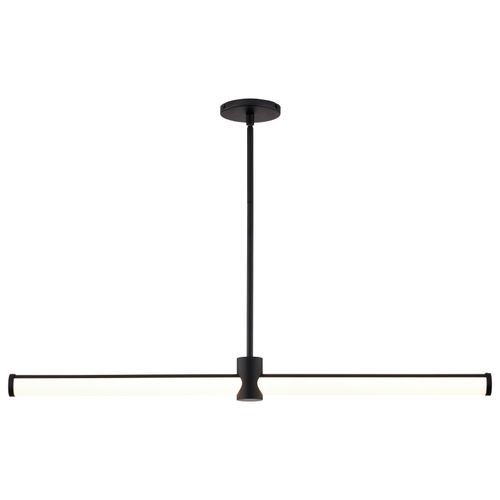 Main product image of Bowman 36 Inch LED Island Pendant Matte Black Acrylic Lens