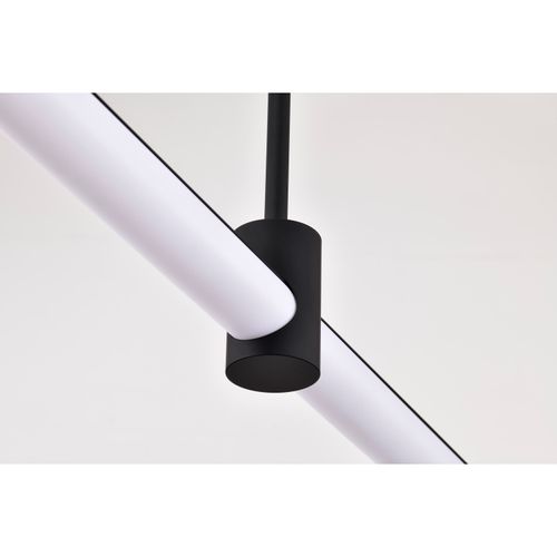 Main product image of Bowman 36 Inch LED Island Pendant Matte Black Acrylic Lens
