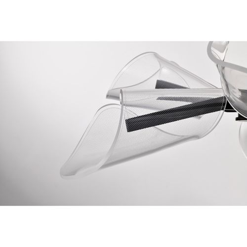 Main product image of Sedona 28 Inch 6 Light LED Chandelier Matte Black Silk Screened Acrylic Lens