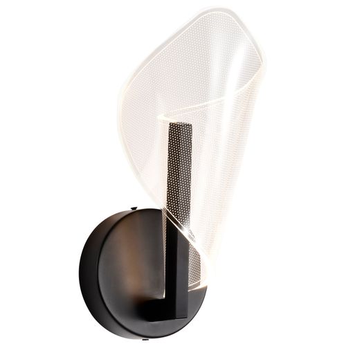 Main product image of Sedona 13 Inch LED Sconce Matte Black Silk Screened Acrylic Lens