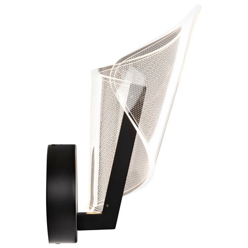 Main product image of Sedona 13 Inch LED Sconce Matte Black Silk Screened Acrylic Lens