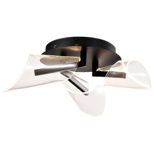 Main product image of Sedona 22 Inch LED Flush Mount Matte Black Silk Screened Acrylic Lens