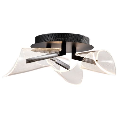 Main product image of Sedona 22 Inch LED Flush Mount Matte Black Silk Screened Acrylic Lens