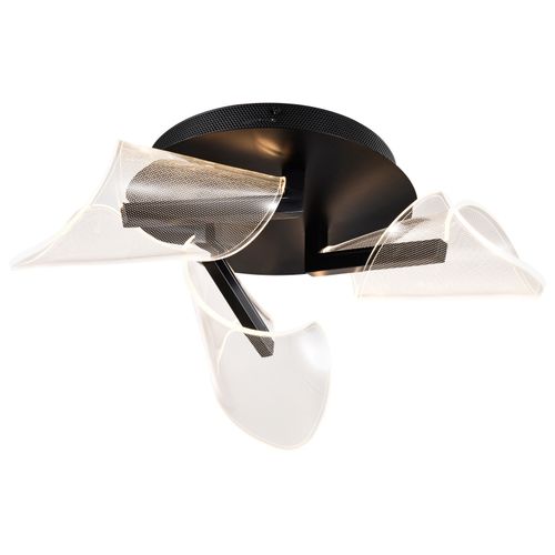 Main product image of Sedona 22 Inch LED Flush Mount Matte Black Silk Screened Acrylic Lens