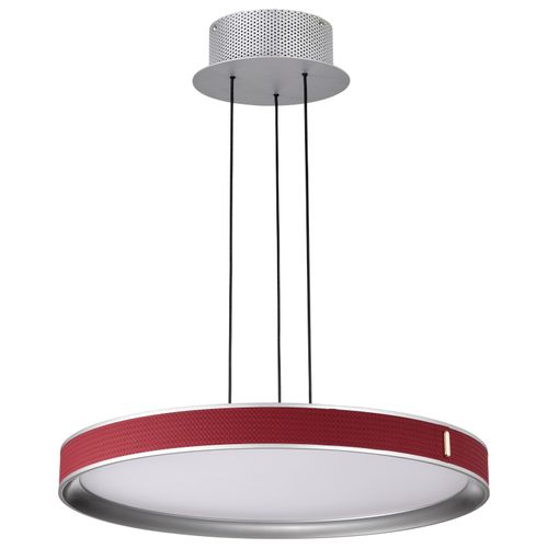 Main product image of Bandon 20 Inch LED Pendant Gray w/ Red Wrap Acrylic Lens