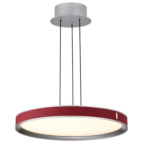 Main product image of Bandon 20 Inch LED Pendant Gray w/ Red Wrap Acrylic Lens