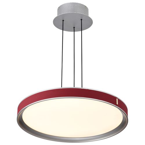 Main product image of Bandon 20 Inch LED Pendant Gray w/ Red Wrap Acrylic Lens